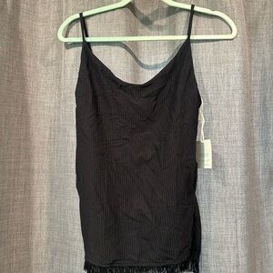 Black Sleeveless Top swimwear